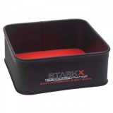 Geanta Nada Pescuit Nytro Starkx EVA Patrata L 24x24cm Impermeabila 4L Accesorii Groundbait Pelete Negru