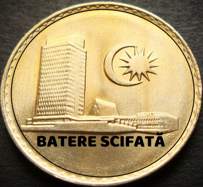 Moneda 20 SEN - MALAEZIA, anul 1981 *cod 5284 = UNC + EROARE REVERS SCIFAT