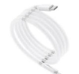 Cumpara ieftin Cablu Magnetic , Type-C Lightning, 3A, 1m, Alb