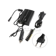 Incarcator Laptop Universal 8 mufe 100W Priza si Bricheta Autoturism 12V &ndash; 19V &ndash; 20V &ndash; 24V