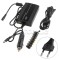 Incarcator Laptop Universal 8 mufe 100W Priza si Bricheta Autoturism 12V &ndash; 19V &ndash; 20V &ndash; 24V