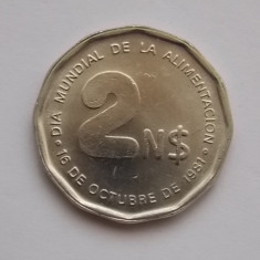 2 Nuevos Pesos 1981 URUGUAY (F.A.O. - world food day)