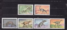 ROMANIA 1994 LP 1341 ANIMALE PREISTORICE SERIE MNH