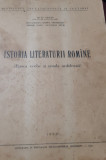 ISTORIA LITERATURII ROMANE EPOCA VECHE