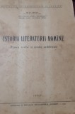 ISTORIA LITERATURII ROMANE EPOCA VECHE