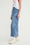 Levi&#039;s fustă din denim maxi, dreaptă, 0005S