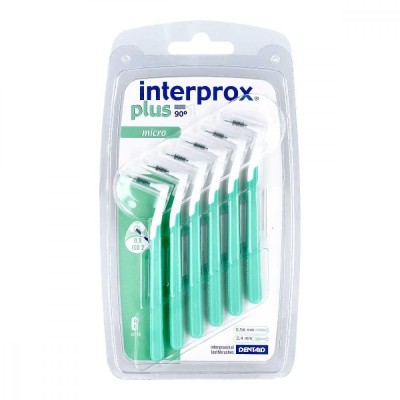 Periuțe interdentare Interprox Plus Micro Green, Micro, 6 buc foto