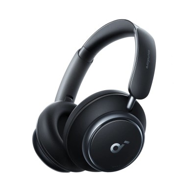 Casti on-ear Bluetooth 5.3 ANC, Type-C Anker Space Q45, negru foto