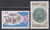 Franta 1977 - Aniversari - Unificarea Cambraiului si Burgundiei cu Franța, 2 Serii, MNH, Nestampilat