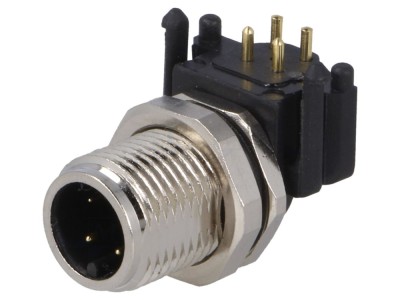Conector M12 4 pini A cod, IP65/IP67 foto