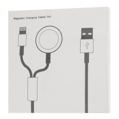 Incarcatoare, iWatch Magnetic Charging Cable (1.0m) 2 in 1 foto