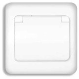 Priza simpla cu capac, practic / QC-4-122