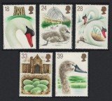 Marea Britanie 1993 - Păsări, lebede, serie neuzata