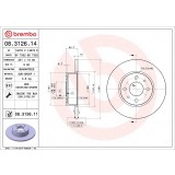 Disc frana BREMBO 08.3126.11