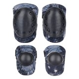Cumpara ieftin Set 4 protectii, 2 pentru genunchi, 2 pentru coate, 2 x 15 x 22 cm, 2 x 12.5 x 18 cm, plastic, multicolor