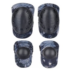 Set 4 protectii, 2 pentru genunchi, 2 pentru coate, 2 x 15 x 22 cm, 2 x 12.5 x 18 cm, plastic, multicolor foto