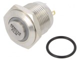 Comutator Anti-Vandalism SPST-NO 2A 48VDC IP65 &Oslash;16mm