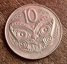 C50 - Moneda foarte veche - Noua Zeelanda - 10 centi - 1997