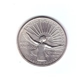 Moneda SUA 25 centi/quarter dollar 2022 P Maya Angelou, stare foarte buna, cu luciu