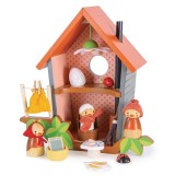 Casuta pentru pasari, din lemn premium, Tender Leaf Toys