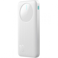 Baterie Externa Joyroom JR-PBF12, 10000mAh, 12W, 1 x USB-C - 2 x USB-A, Alba