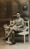 Fotografie tip carte postala MILITAR