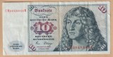 (3) BANCNOTA GERMANIA - 10 MARK 1980 (2 IANUARIE 1980), PORTRET LUCAS CRANACH CEL BATRAN