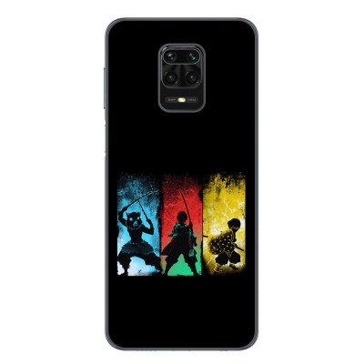 Husa compatibila cu Xiaomi Redmi Note 9 Pro Silicon Gel Tpu Model Demon Slayer Team foto