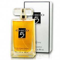 Apa de Parfum Cote d&amp;#039;Azur Chico 5 Classic, 100 ml, baza lemn de santal, vetiver foto