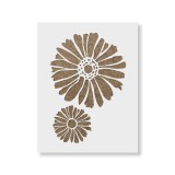 Cumpara ieftin Sablon Perete vopsire, tencuiala 900x600x0.7mm Daisy Floral Refolosibil, model MXSP7078