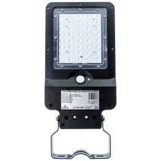 Corp de iluminat stradal solar LED, 8W, 850 lm, lumina rece - 6500 K, cu senzor de miscare, IP65