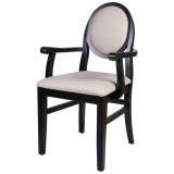 SCAUN REGAL CU COTIERA STOFA STANDARD - Wenge Negru