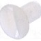 Surub M3, poliamida, lungime 6mm, ingropat, pas filet 0.5, DREMEC - 8G203M3X06