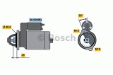 Starter MERCEDES R-CLASS (W251, V251) (2006 - 2016) BOSCH 0 986 021 320