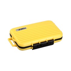 Cutie rigida LYNCA KH-6 pentru carduri SD / microSD / CF Galben