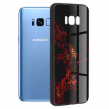 Cumpara ieftin Husa pentru Samsung Galaxy S8 Plus, Techsuit Glaze Series, Red Nebula