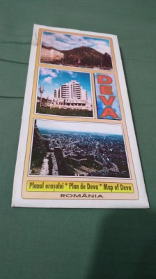 BROSURA/PLIAN CU HARTE DEVA foto