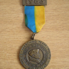 M3 C19 - Medalie militara straina - Politia Anderlecht - Olanda - 1983
