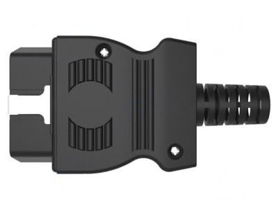 Conector de diagnosticare OBD II neagră foto