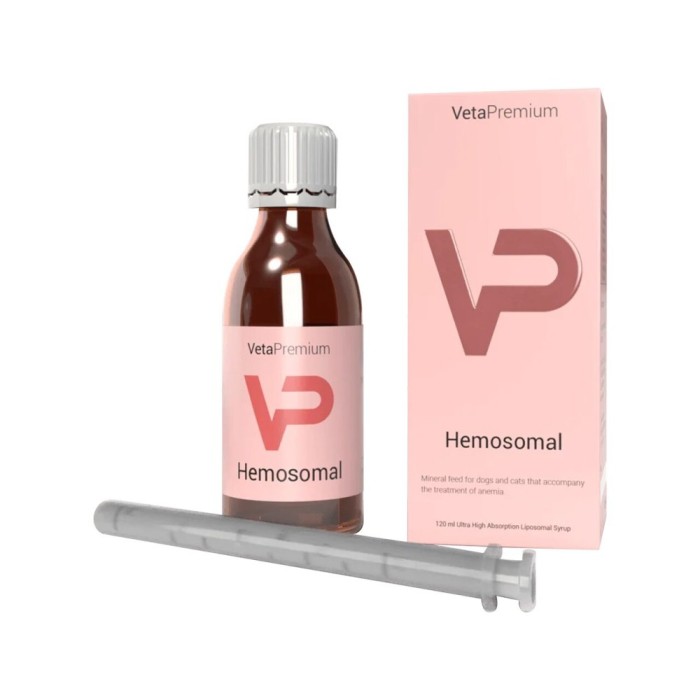 VETAPRO LIPO HEMOSOMAL SUPLIMENT ANEMIE CAINI SI PISICI 120ML