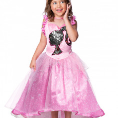 Costum printesa Barbie - SEQUIN PRINCESS pentru fete 3-4 ani 104 cm