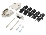 Conector D-Sub HD 15 Pin Mamă Lipire pe Cablu Gold