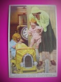HOPCT 6404 PRINTUL BOUDOUIN SI PRINTESA JOSEPHINE CHSRLOTTE IN BUGATTI -1932-REGINA ASTRID-FAMILIA REGALA BELGIA-CROMO LITHO-CIOCOLATA COTE D&#039;OR