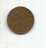 No(4) moneda- TURCIA- 5 KURUS 1961