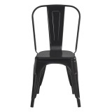 Cumpara ieftin Scaun dining metal negru 43x45x85 cm