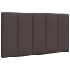 VidaXL Pernă pentru tăblie de pat, Hanko, maro &icirc;nchis, 90 cm, material textil 4019145