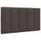 vidaXL Pernă pentru tăblie de pat, Hanko, maro &icirc;nchis, 90 cm, material textil 4019145