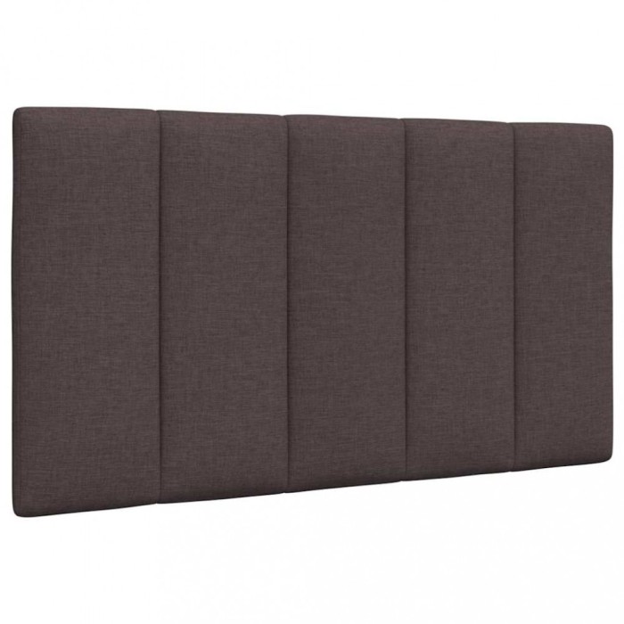 vidaXL Pernă pentru tăblie de pat, Hanko, maro &icirc;nchis, 90 cm, material textil 4019145