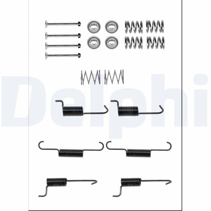 DELPHI LY1317 set accesorii, saboti frana parcare