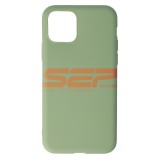 Husa iPhone 11 Pro Olive, TPU Matte, Protectie Premium, Anti-alunecare